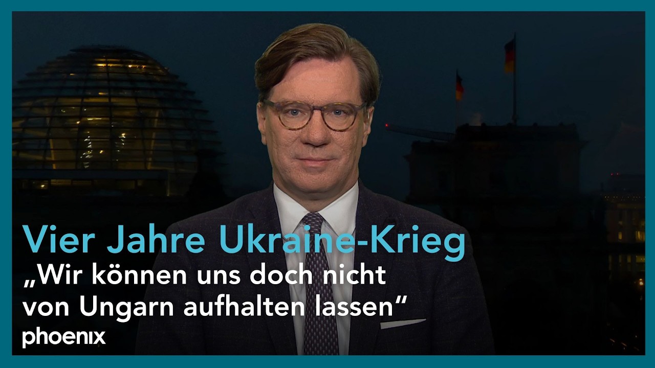 Nico Lange (Sicherheitsexperte) zur Ukraine-Unterstützung in phoenix der tag am 23.02.2026