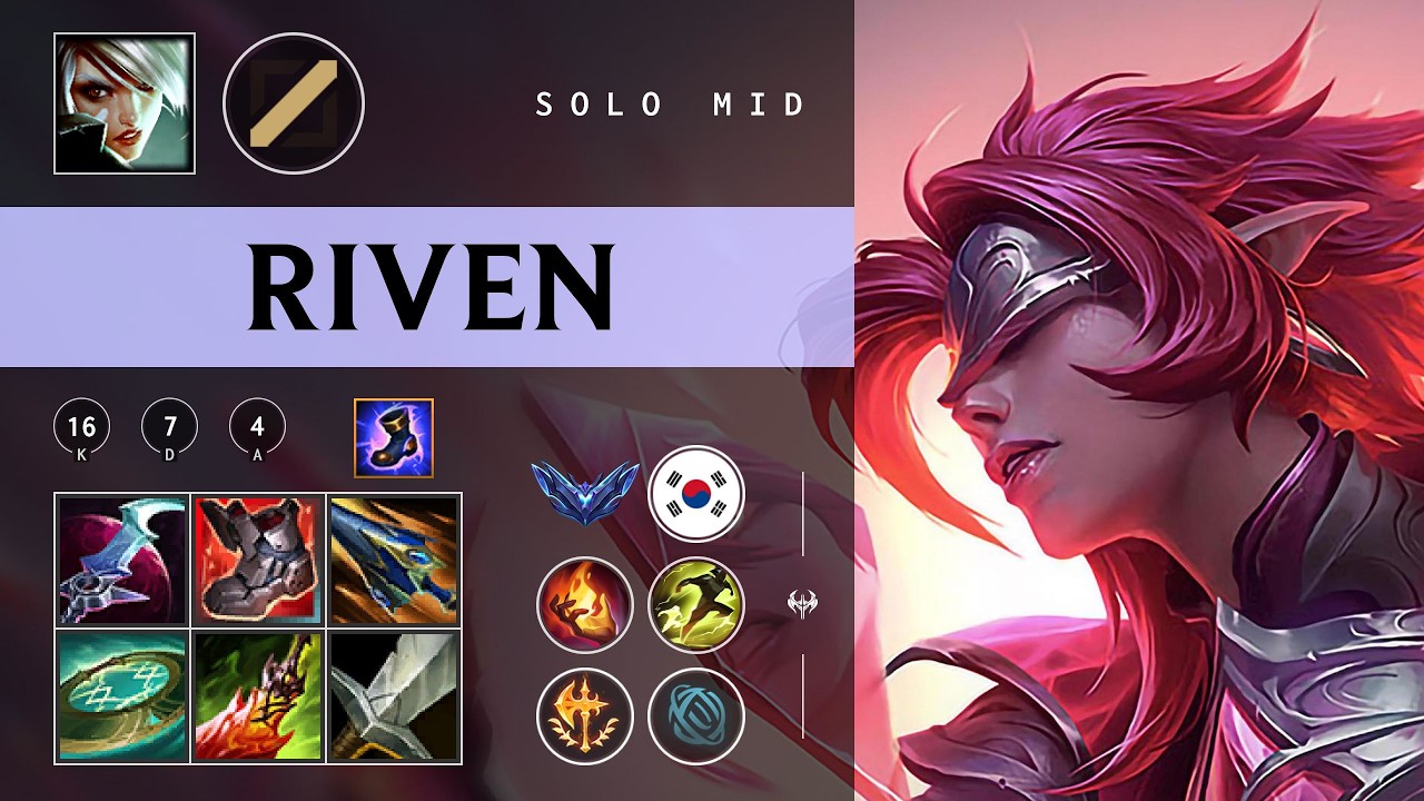 Riven Mid vs Qiyana - KR Diamond Patch 26.03