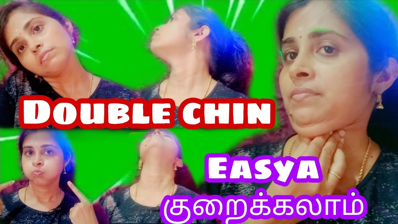 double chin exercise / How to reduce double chin & face fat in just a week | face workout
