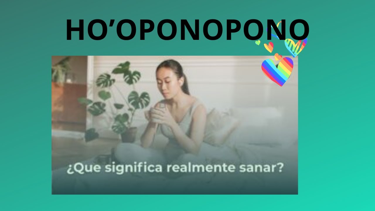 QUÉ SIGNIFICA REALMENTE SANAR