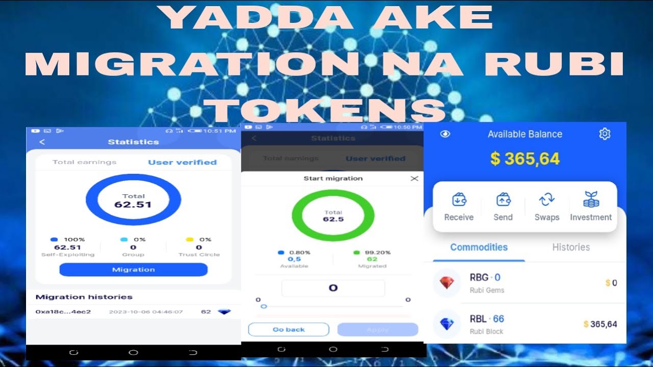 YADDA ZA KUYI MIGRATION NA RUBI TOKENS NAKU