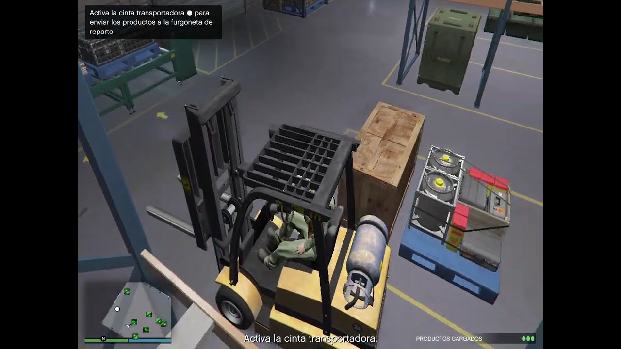 Trabajo de carretilla en gta online #gta #gtav #gtaonline #gtavonline #parati