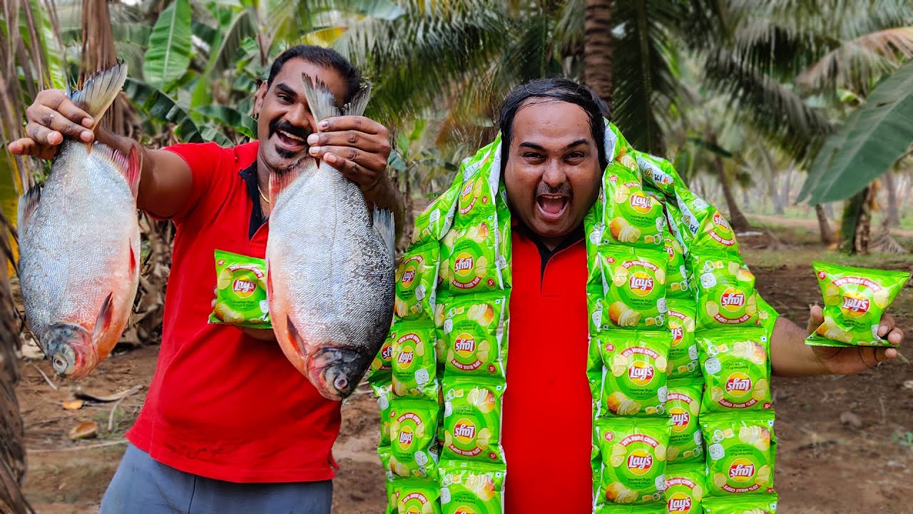 LAY'S FISH | Crispy Lay's Fish Roast | Lays fried Fish | World Food Tube