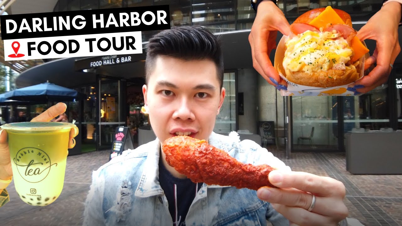 SYDNEY Darling Harbour FOOD TOUR | TOASTIE SMITH, BELLES HOT CHICKEN & BUBBLE NINI