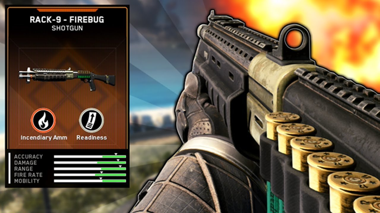 *NEW* FIRE SHOTGUN in Infinite Warfare is UNSTOPPABLE | RACK 9 - FIREBUG has INCENDIARY AMMO