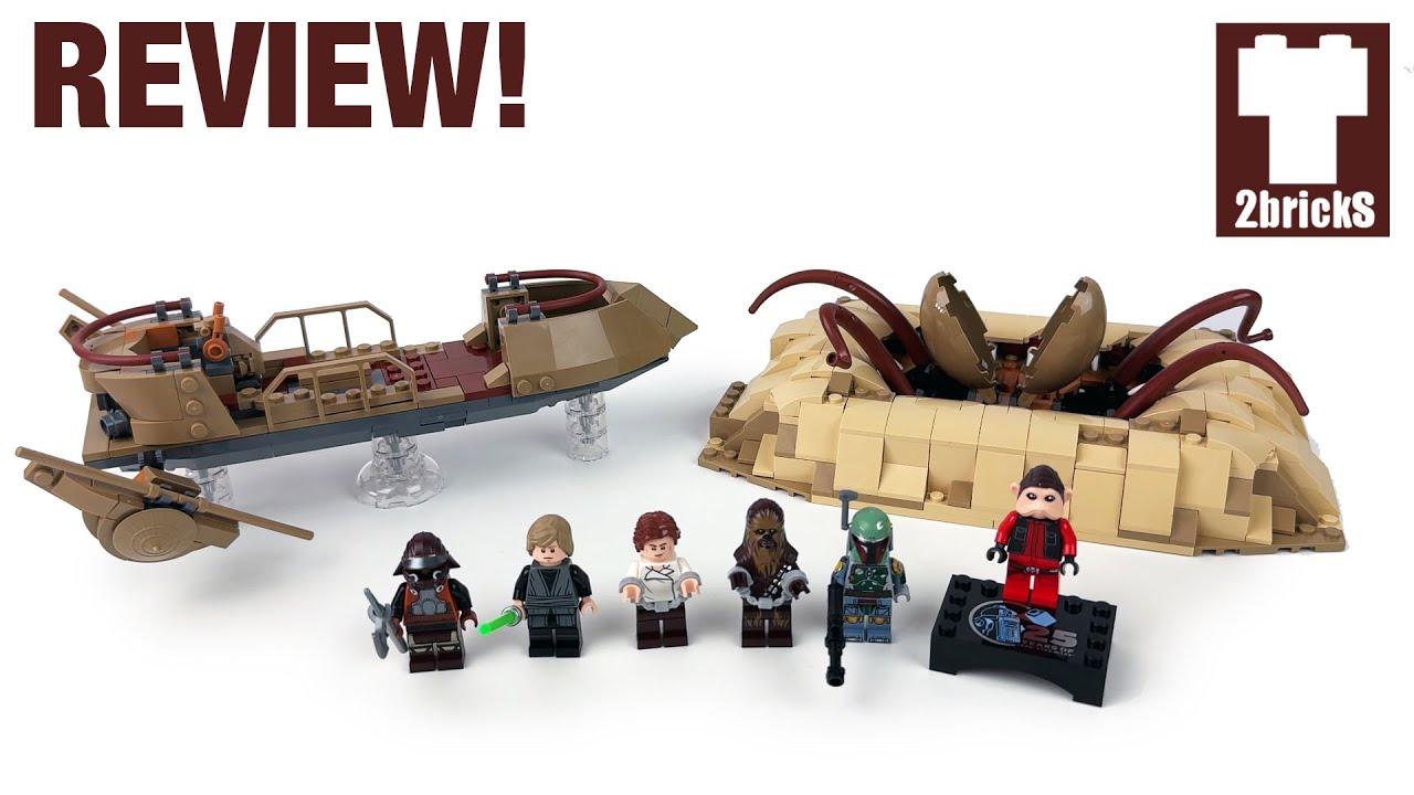 LEGO Desert Skiff & Sarlacc Pit (75396) 2bricks Review - GREAT Skiff, way overpriced :(
