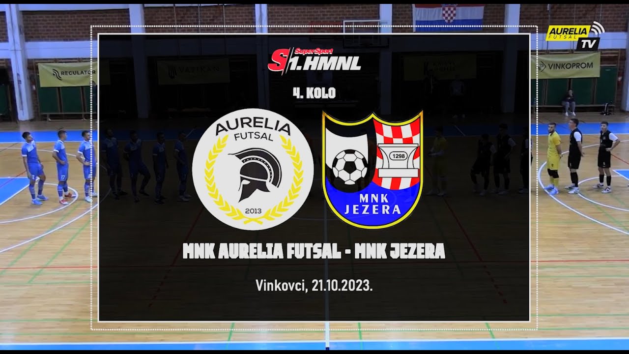 1. HMNL: AURELIA FUTSAL - JEZERA  5:3, 21.10.2023.