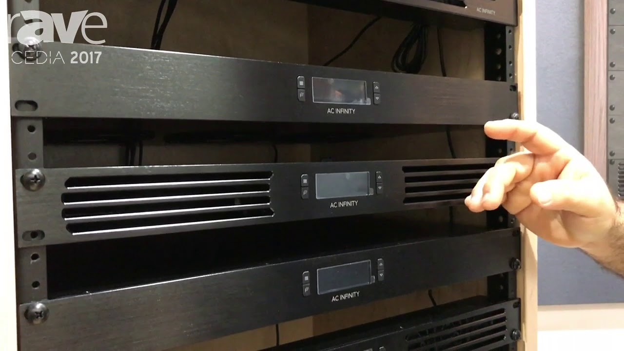 CEDIA 2017: AC Infinity Features Different Size Rack Fan Intake and Exhaust