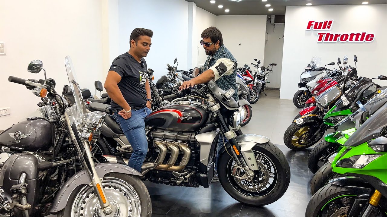 Visiting used super bikes and cruiser bikes store in Delhi