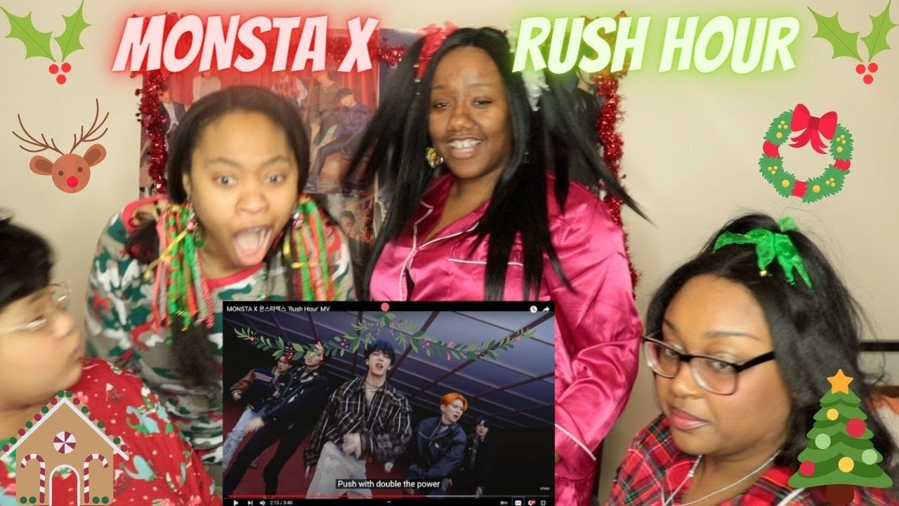 MONSTA X RUSH HOUR REACTION [CHRISTMAS SPECIAL 🎄☃️❄️]