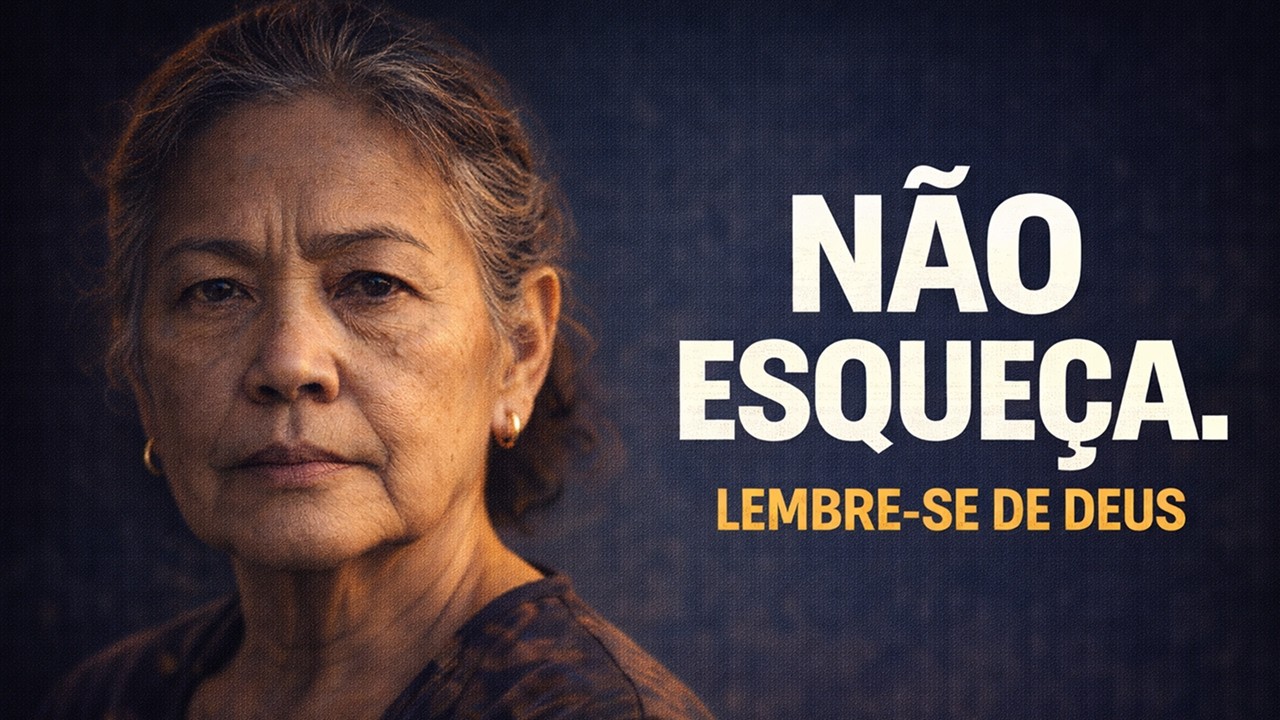 NÃO ESQUEÇA DO SENHOR - LEMBRE SE DAS OBRAS DE DEUS