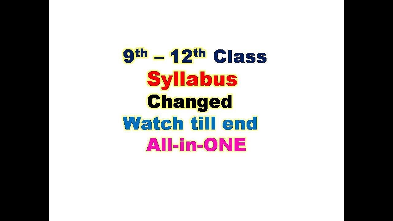 CBSE New Syllabus for 2018-2019 | 2018-19 CBSE Syllabus| NCERT New Syllabus 2018-19 | CBSE Syllabus