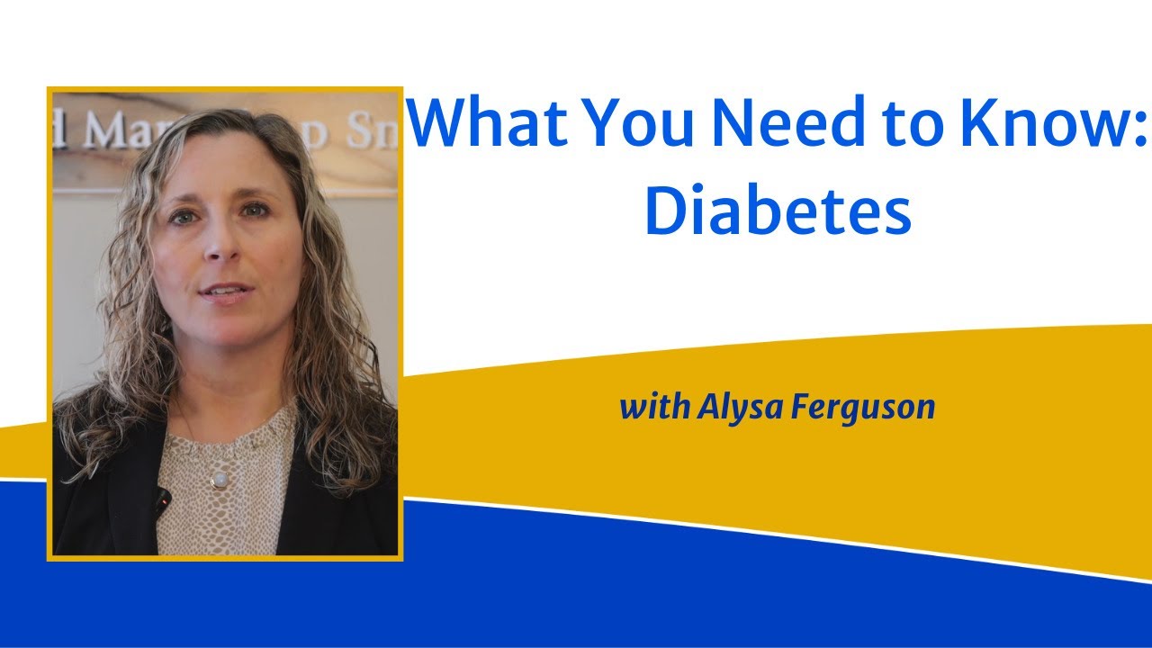 What You Need to Know: Diabetes