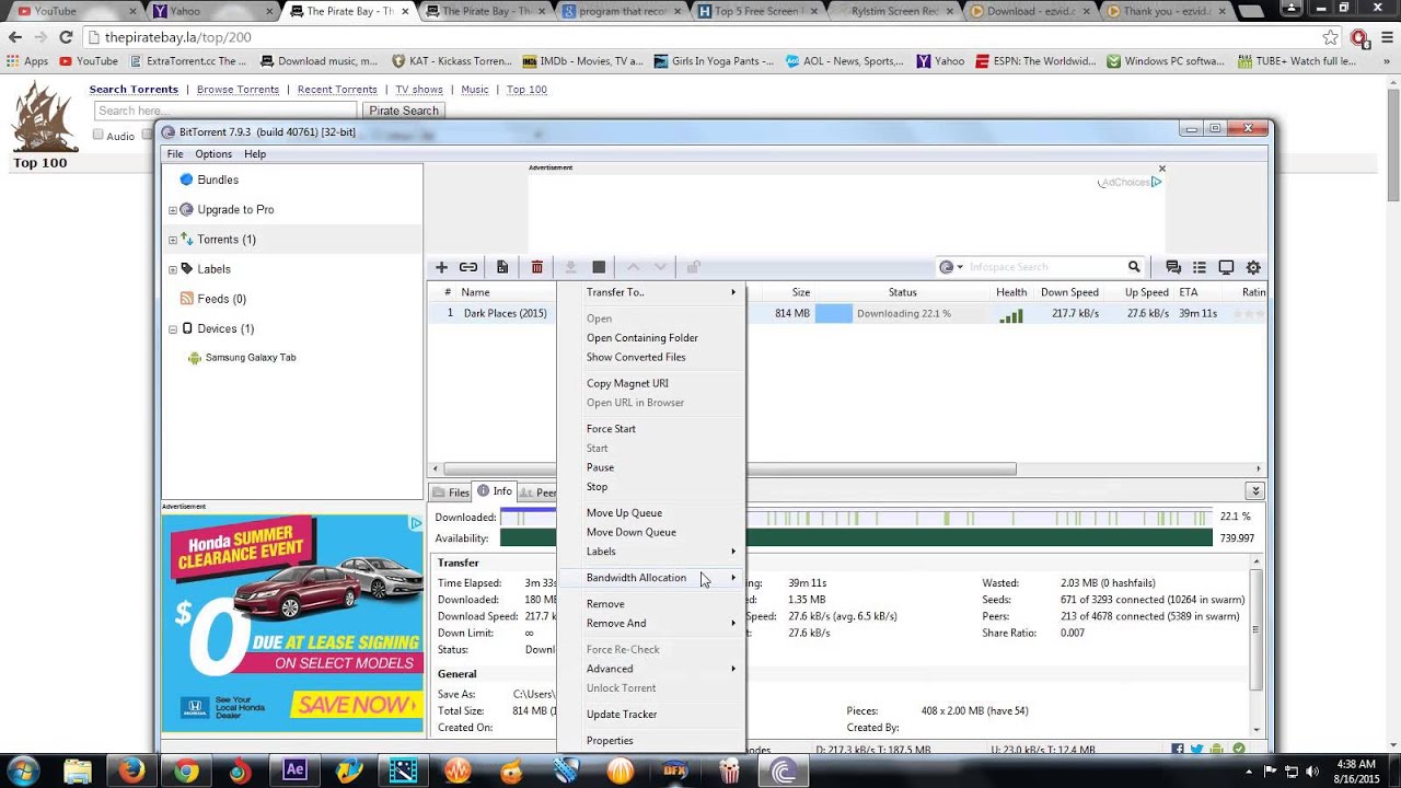 BitComet vs BitTorrent/Utorrent