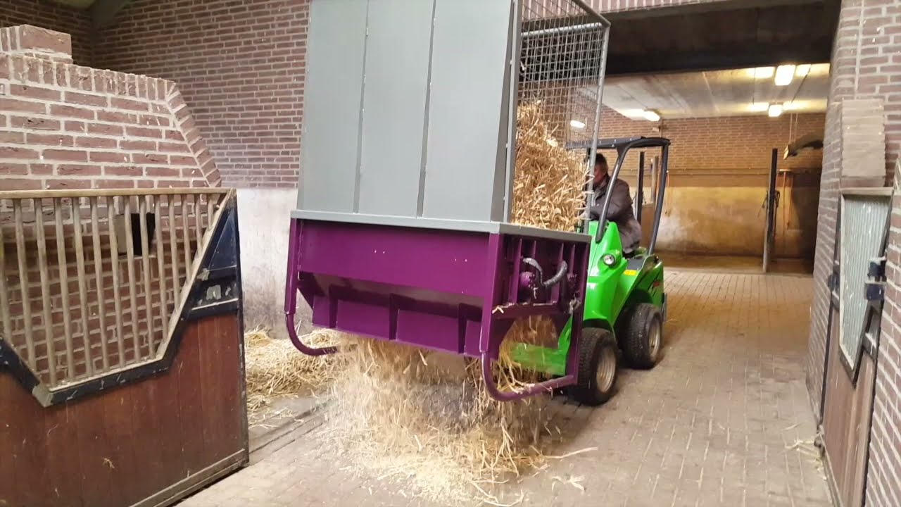 Purple Spreader - Machinaal stallen opstrooien