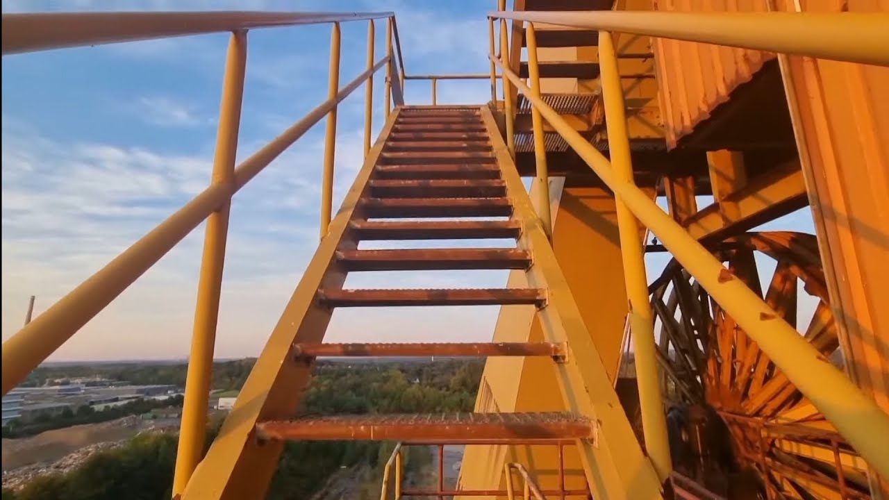 Lost Place Bergwerk Monopol Schacht Grimberg 1/2 (Teil II) Förderturmbesteigung