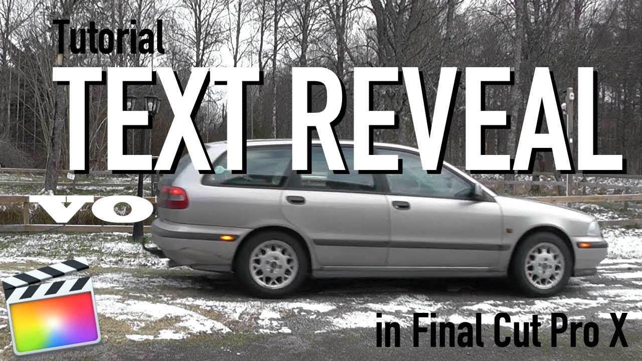 Text behind object - easy tutorial in FCPX