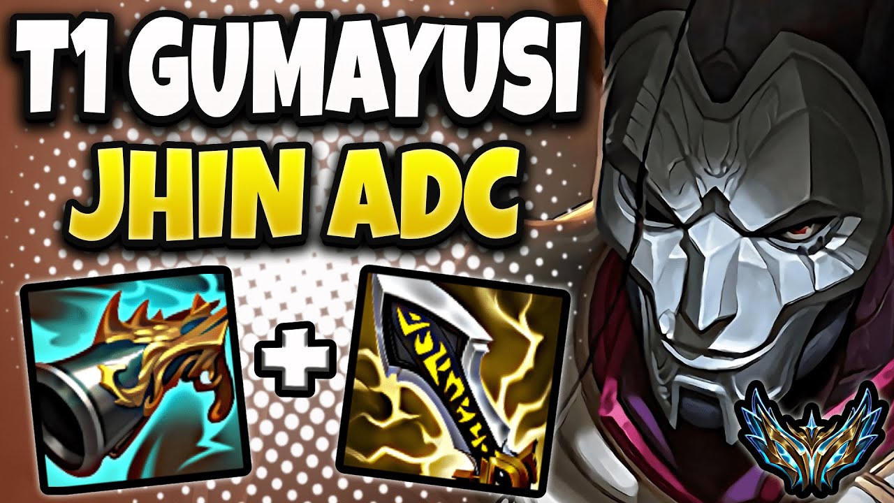 T1 Gumayusi Jhin vs Caitlyn ADC [ QuadraKill ] Patch 25.2 Korea Challenger ✅