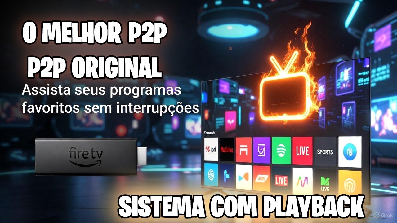 O Melhor Aplicativo P2P para Android TV e Fire TV Stick em 2026 &ndash; Acabou os Travamentos!