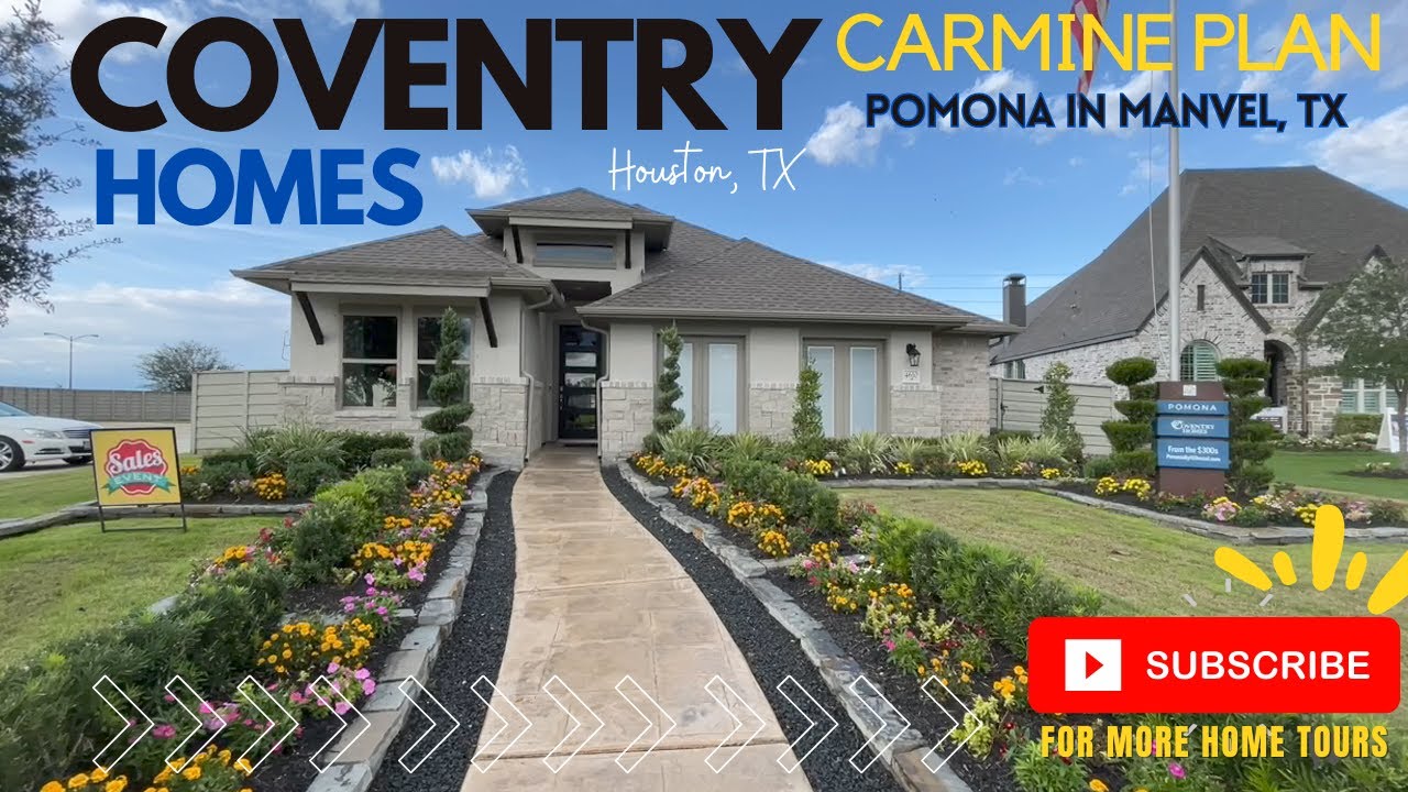 Houston, TX | Coventry Homes | Pomona | Carmine | New Construction | Model Home Tour | Manvel, TX