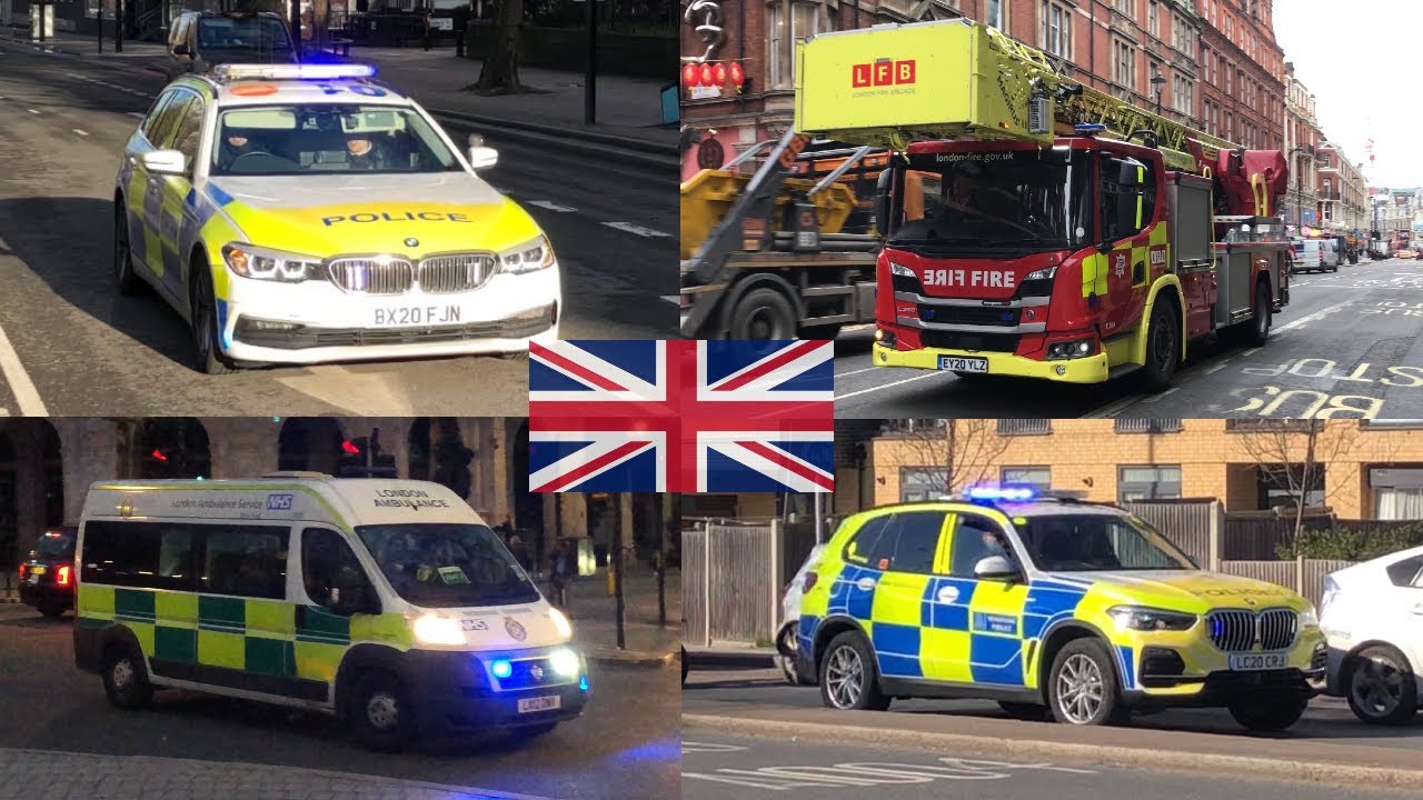 *NEW* Mixed Emergency Services responding in various parts of London