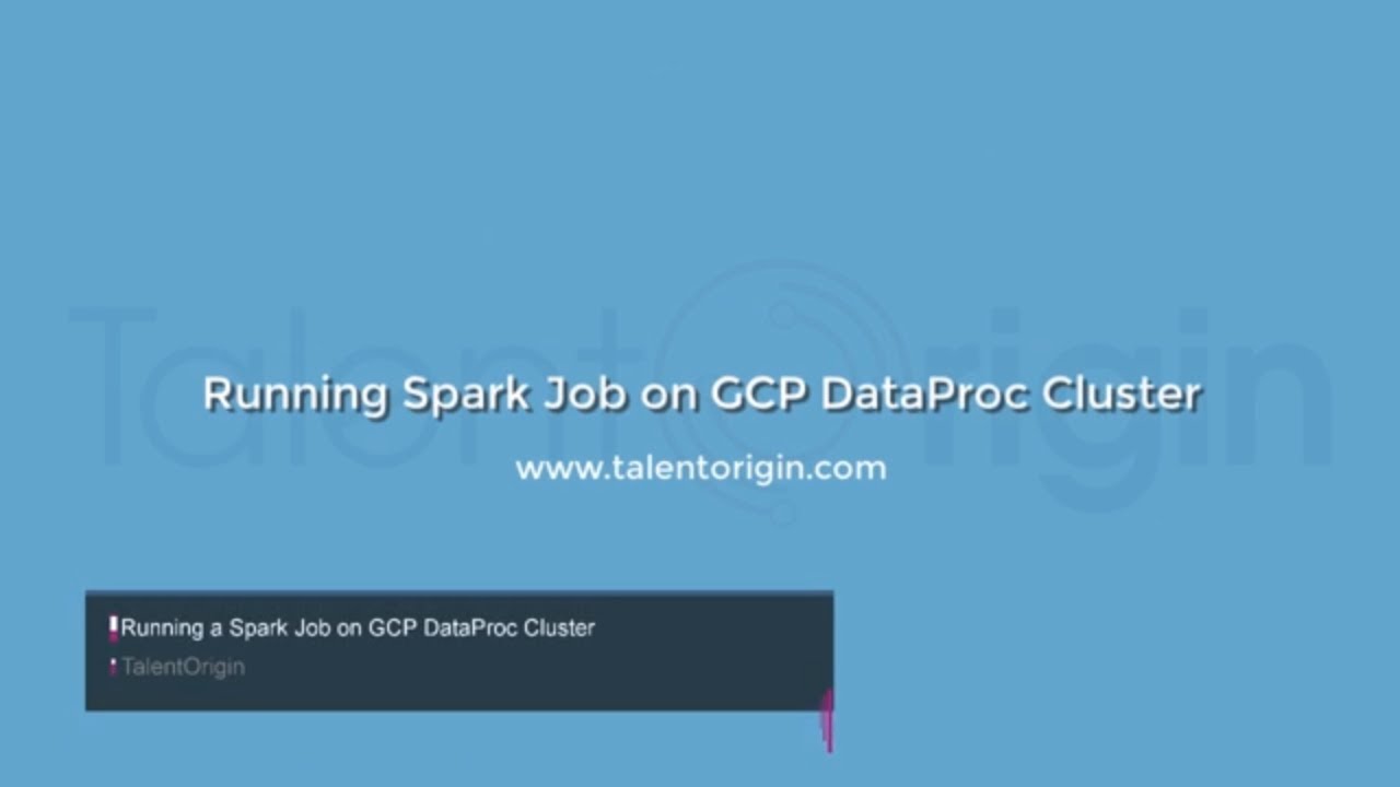 #GoogleCloudPlatform - Spark GCP Tutorial: Running a jar file using spark-submit command