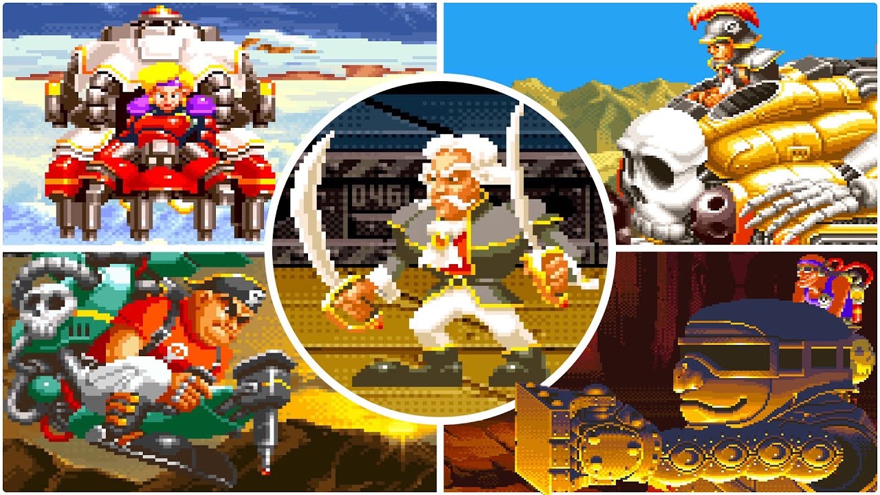 Top Hunter: Roddy & Cathy (Roddy) - All Bosses (Neo Geo)