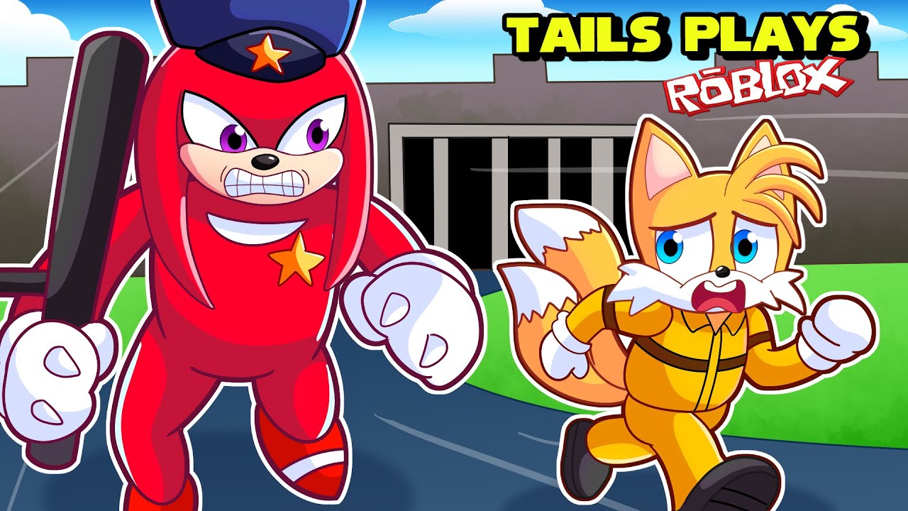 🦊 ESCAPE SCARY KNUCKLES PRISON! | Tails Plays Roblox Knuckles Prison Run