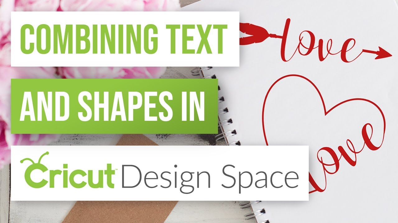 🟣 Объединение текста и фигур в Cricut Design Space