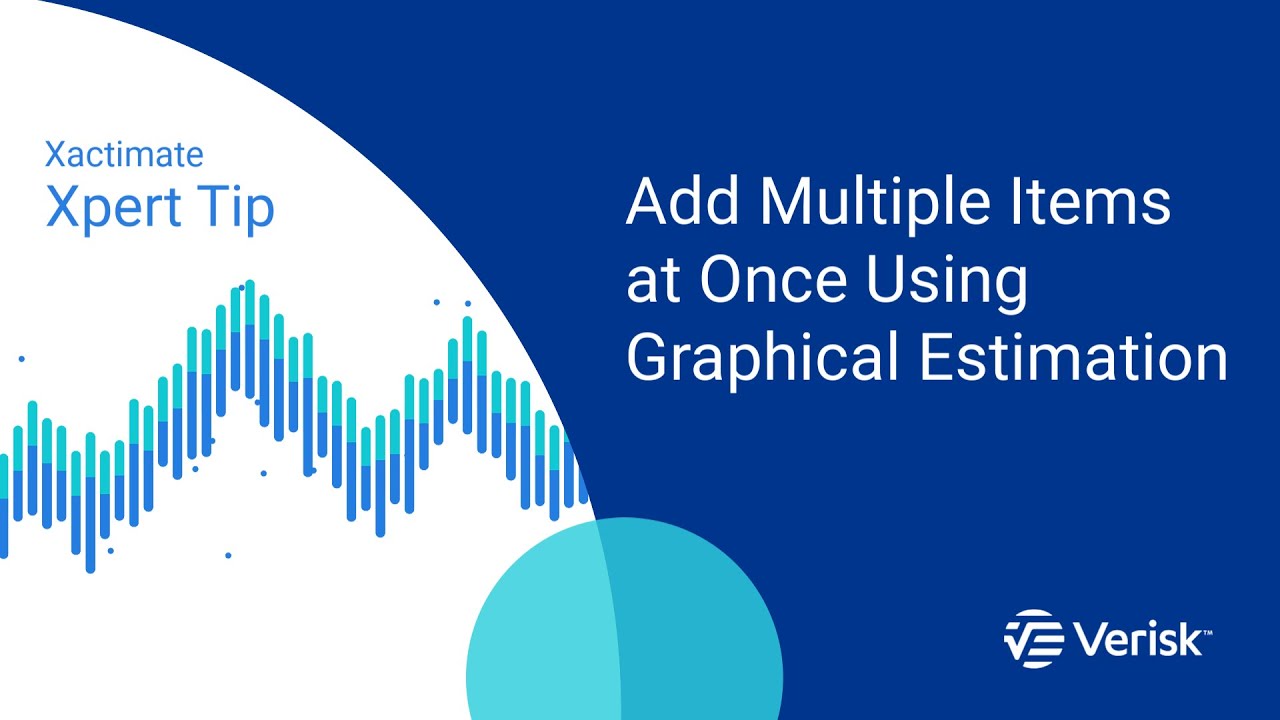 Xactimate Xpert Tip: Adding Multiple Items at Once Using Graphical Estimation