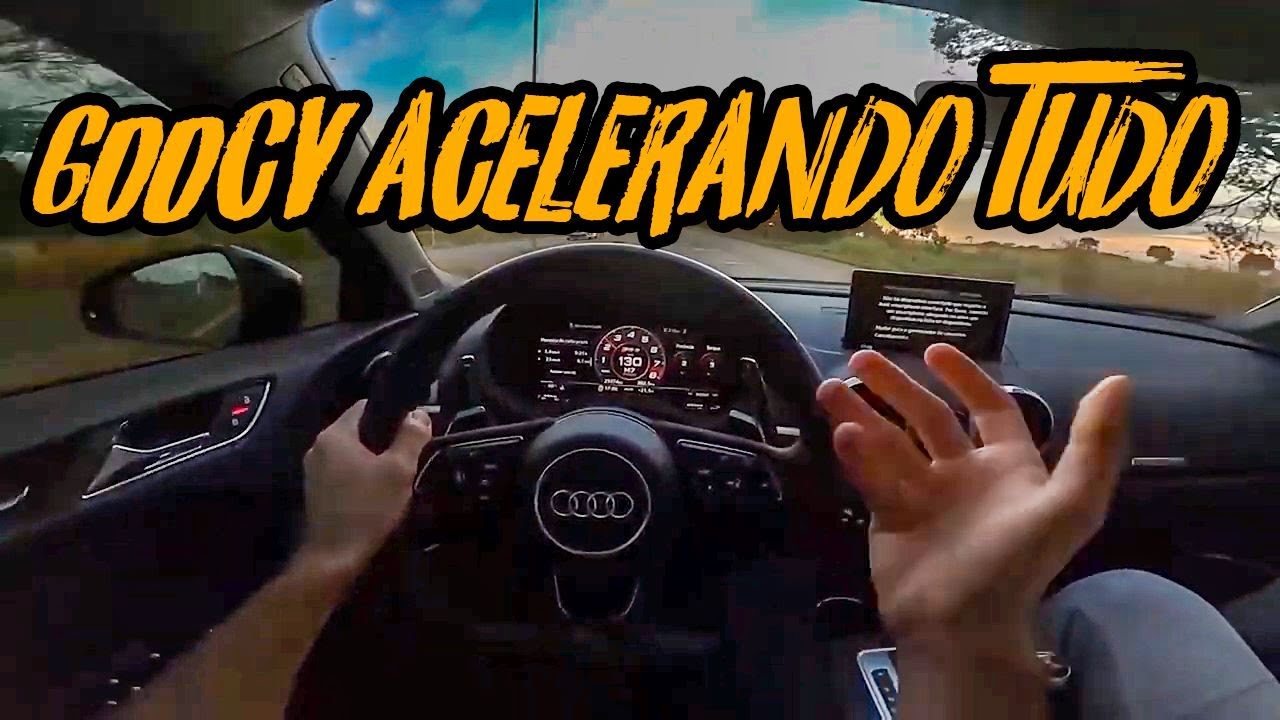 ANDANDO NO 12 ÚNICO RS3 A ÁLCOOL DO BRASIL!!🔥🚀AUDI 600cv