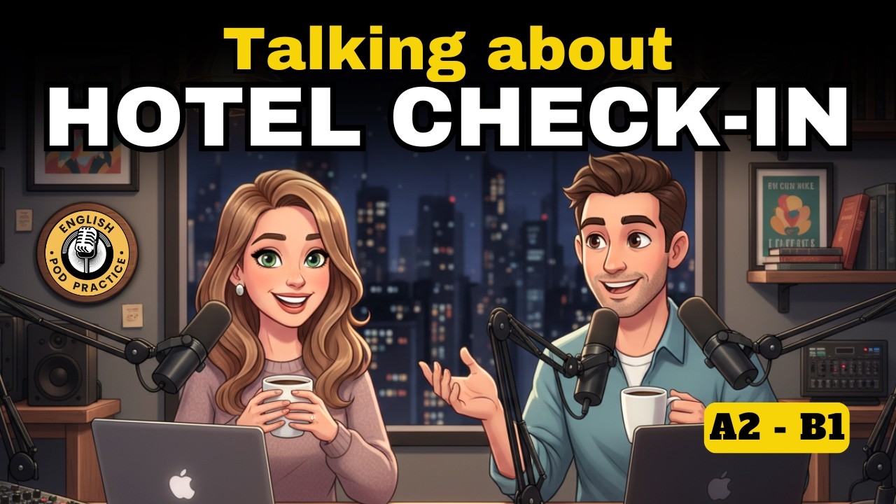 🎧 Talking About Hotel Check-in in English | Learn Travel English ✈️