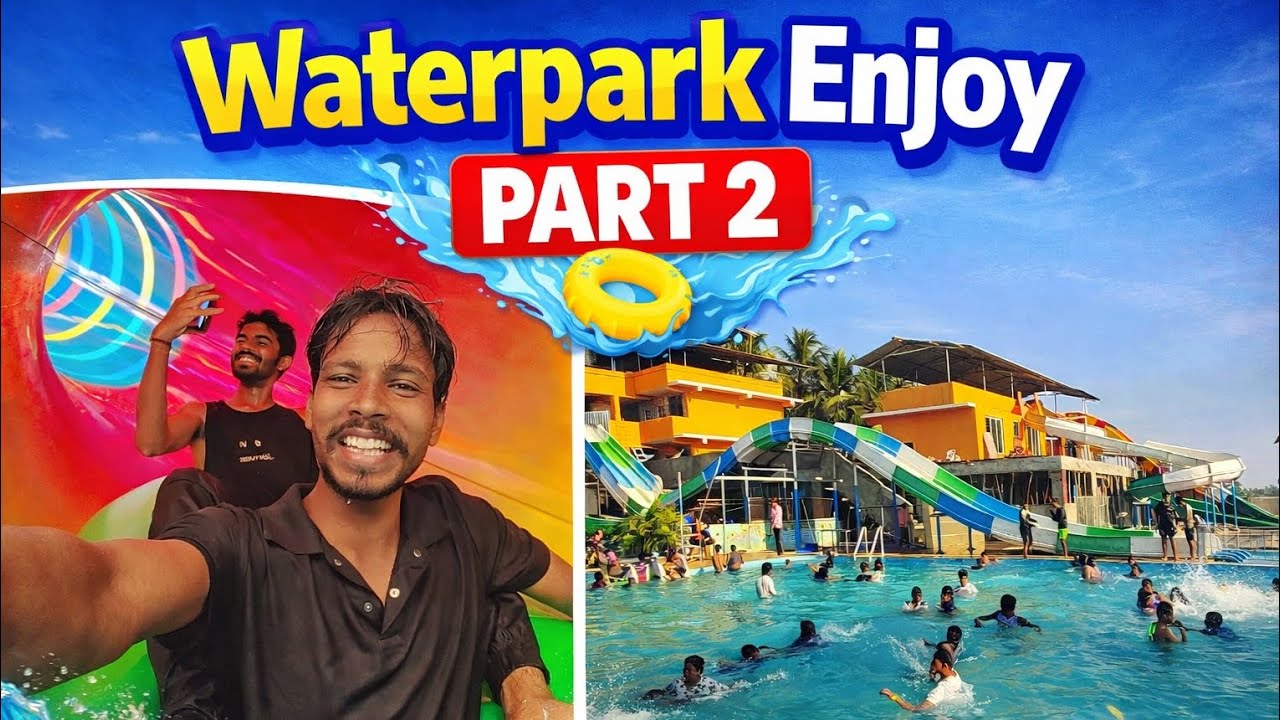 Waterpark enjoy part 2 with friends 😂