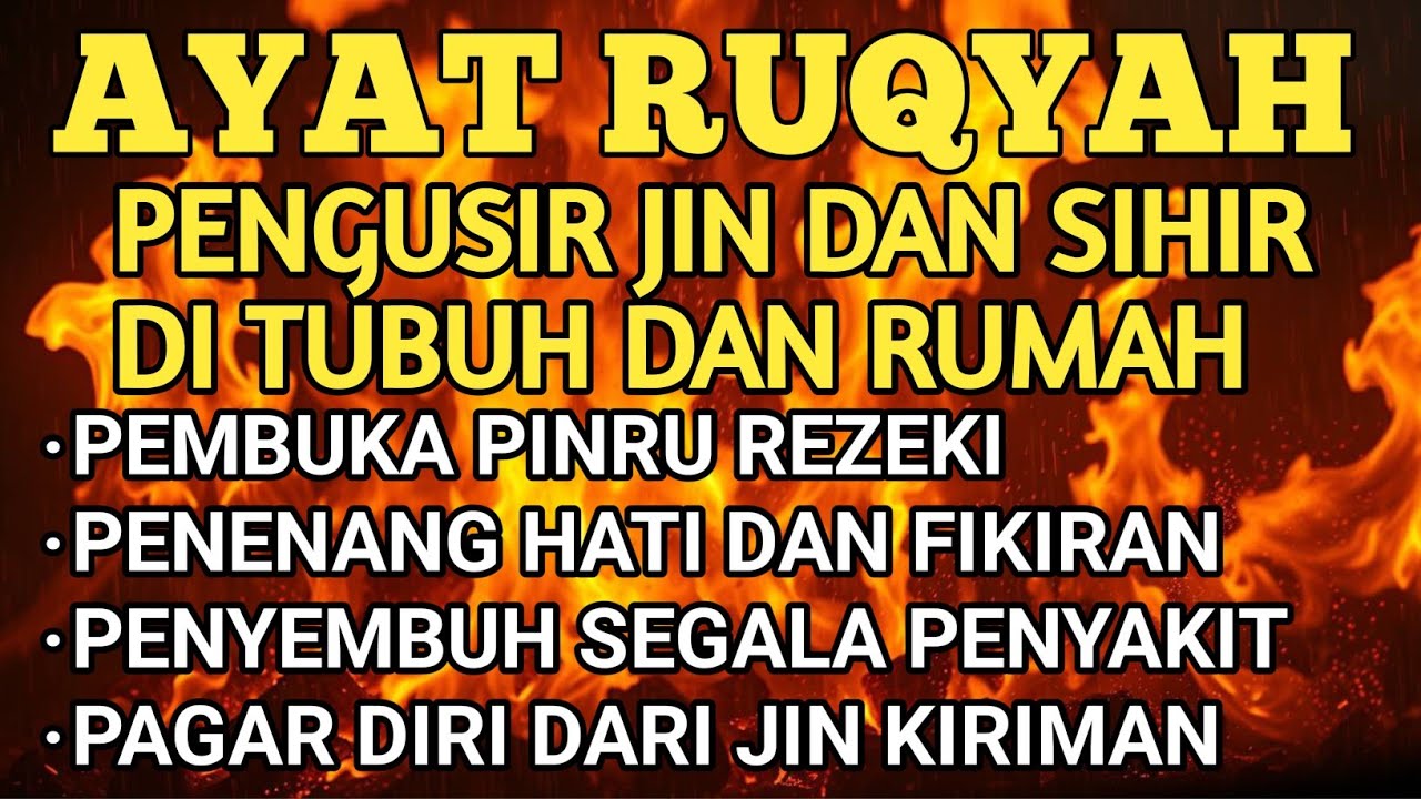 RUQYAH RUMAH PENGUSIR JIN, SETAN & SIHIR DI RUMAH & TUBUH, PENENANG HATI, FIKIRAN BY ABDULLAH SHABAN