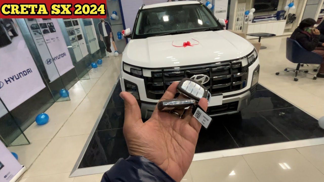 Creta SX Facelift 2024 😍 | Walkaround With Details @Hisar Hyundai