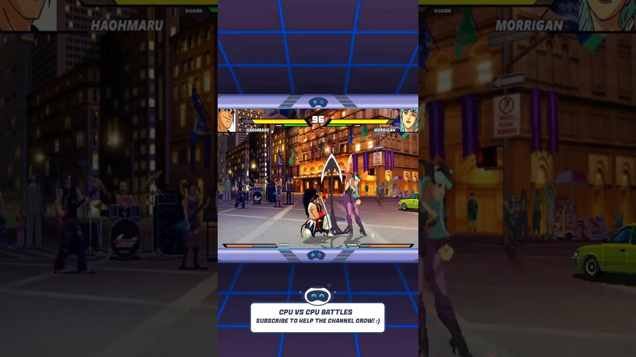 MULTIVERSE ALL STARS MUGEN MOD - HAOHMARU vs MORRIGAN