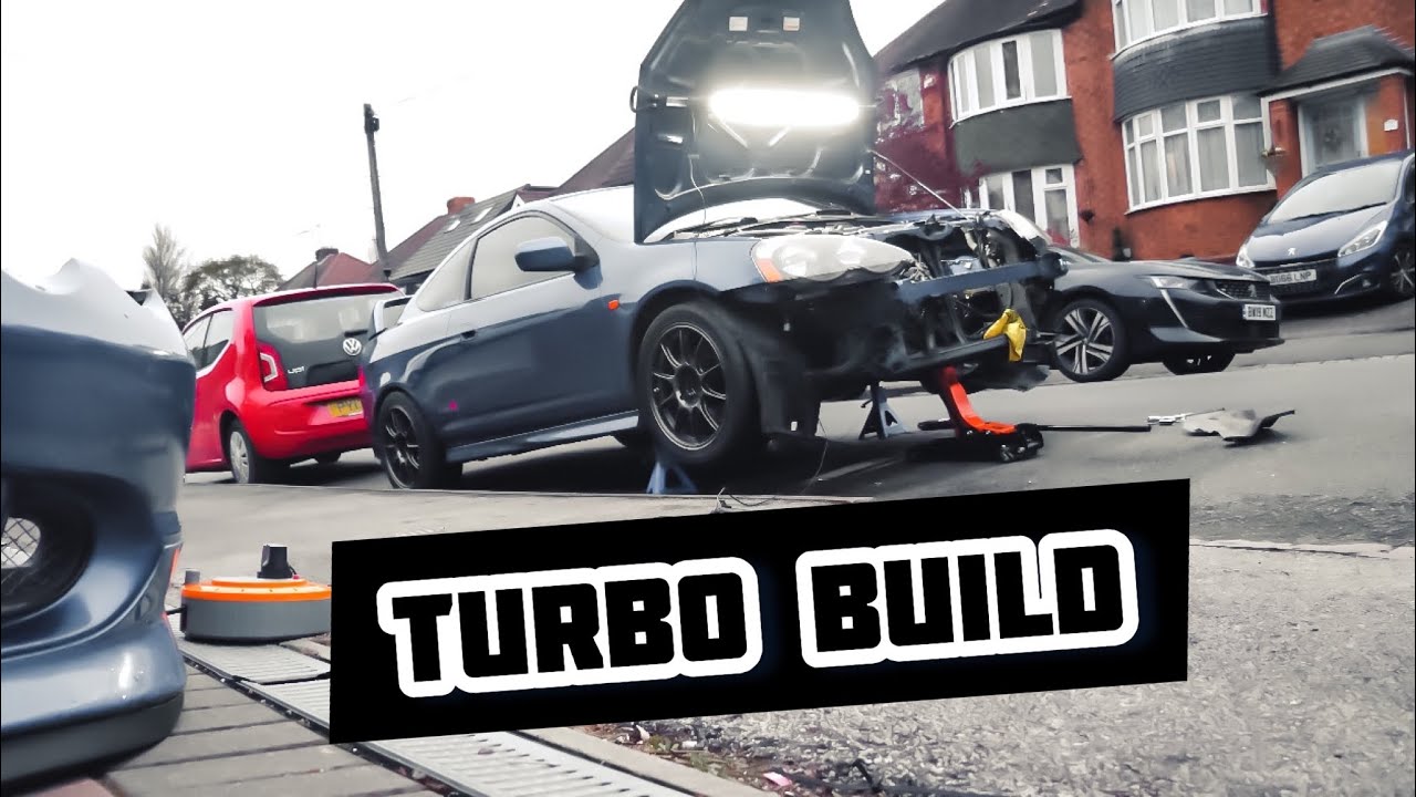 Heat proofing parts and oil breather Honda Integra DC5 Turbo Build...