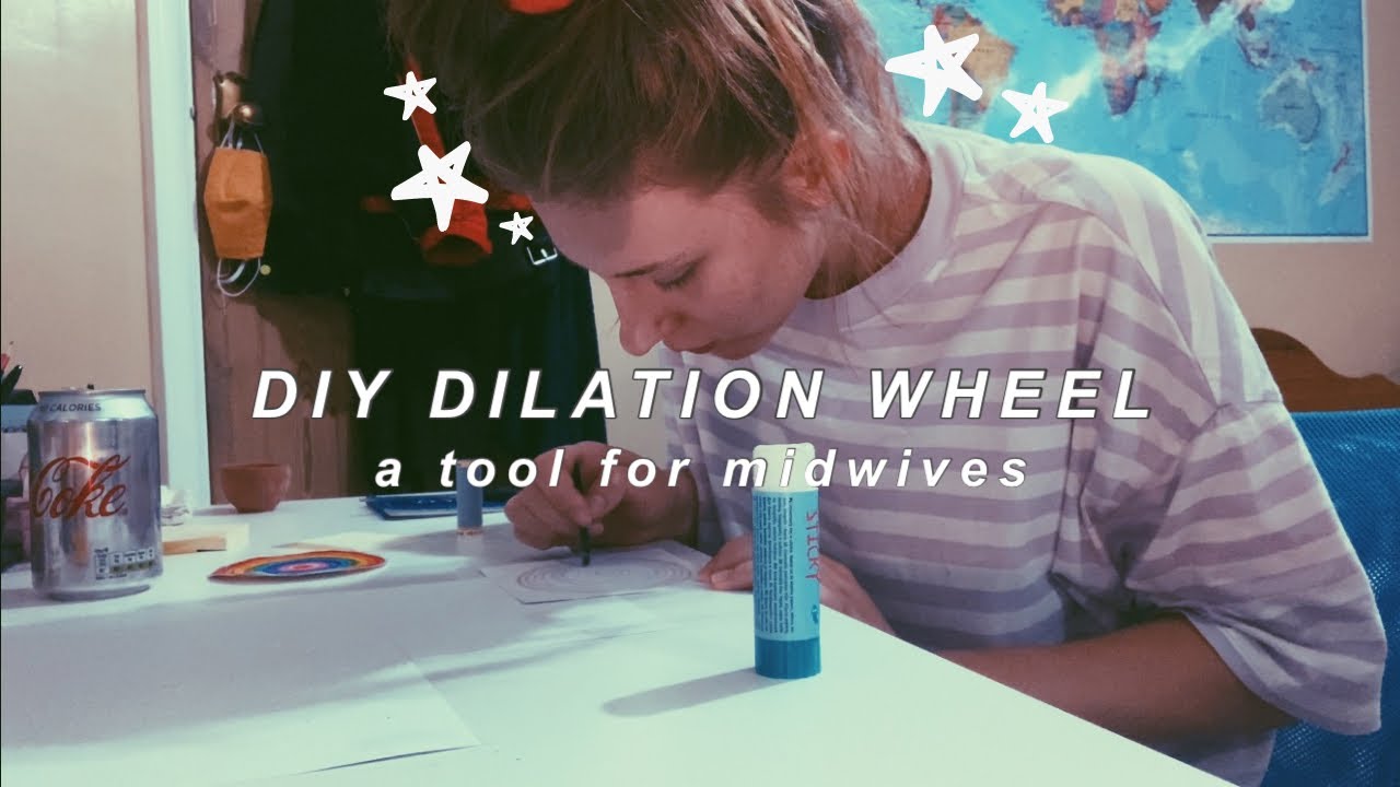 DIY DILATION CHART | 5 minute (hour) crafts | Student Midwife Notes