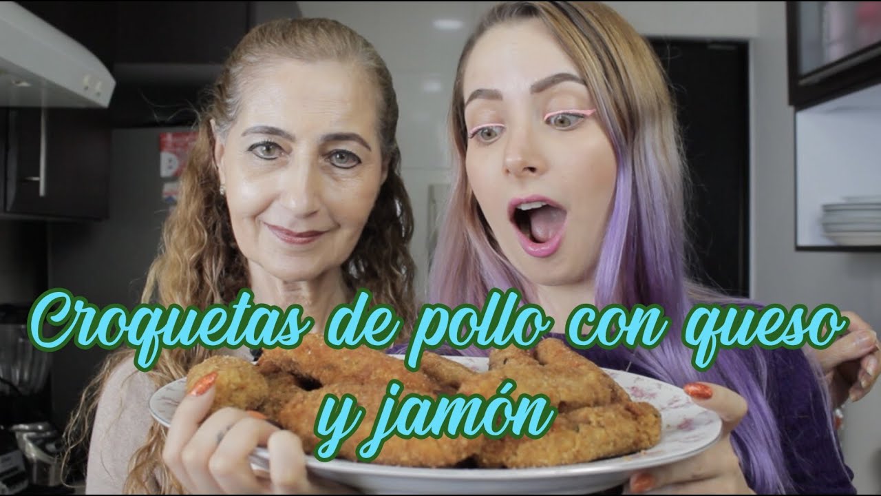 CROQUETAS DE POLLO CON QUESO Y JAMÓN - MARINA COCINA