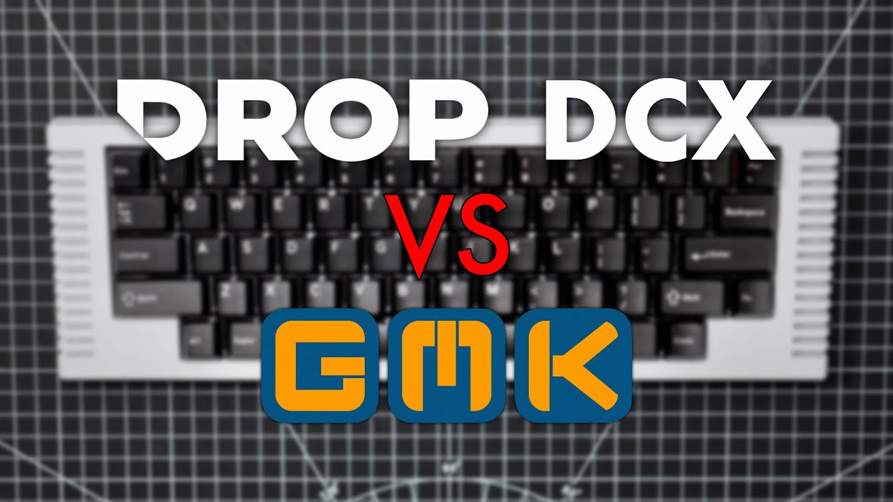 DROP DCX vs GMK Keycaps Sound Comparison