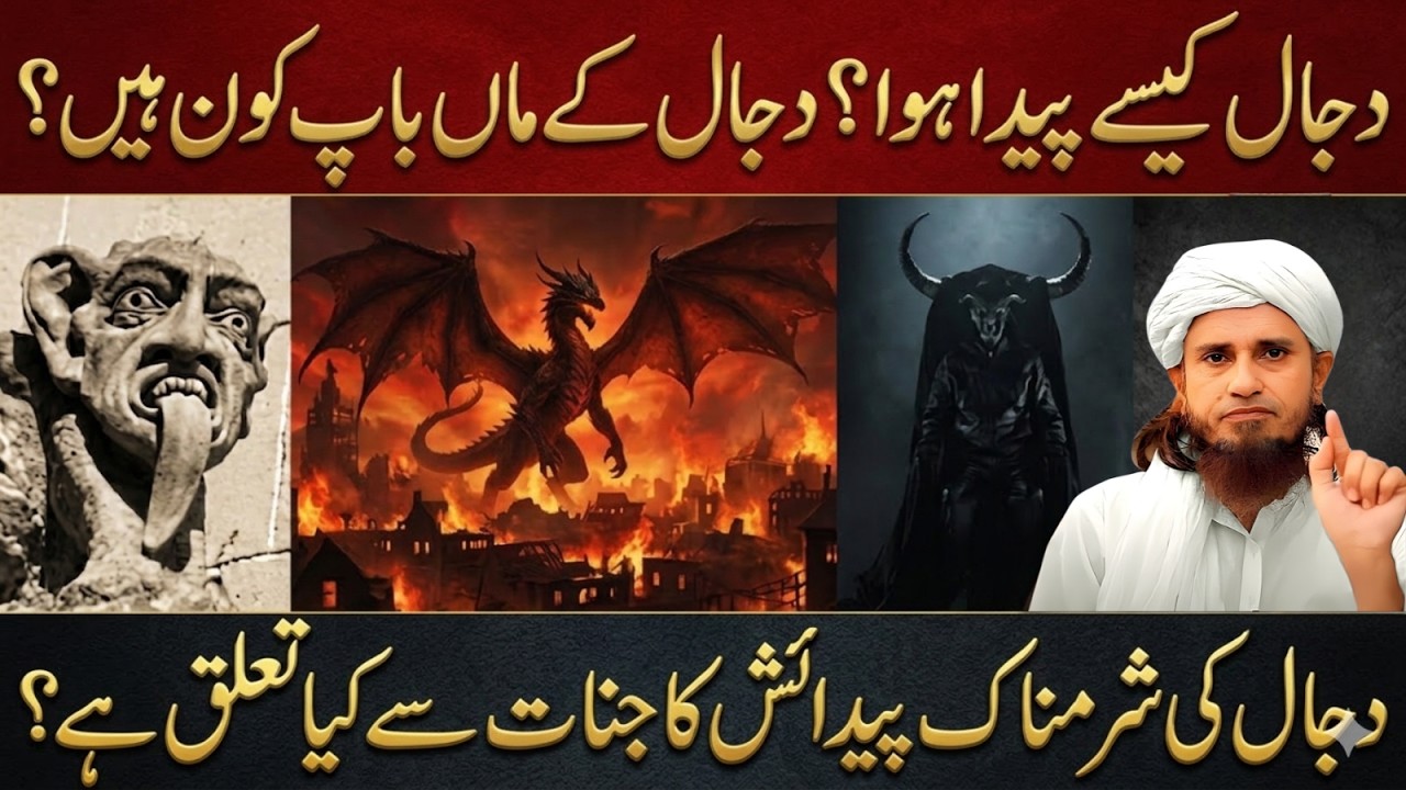 Dajjal Kaise Paida Hua Mah Bap KaunTha Dajjal Ki Shrmnak Paidaish Aur Jinnat Taluk MuftiTariqMasood