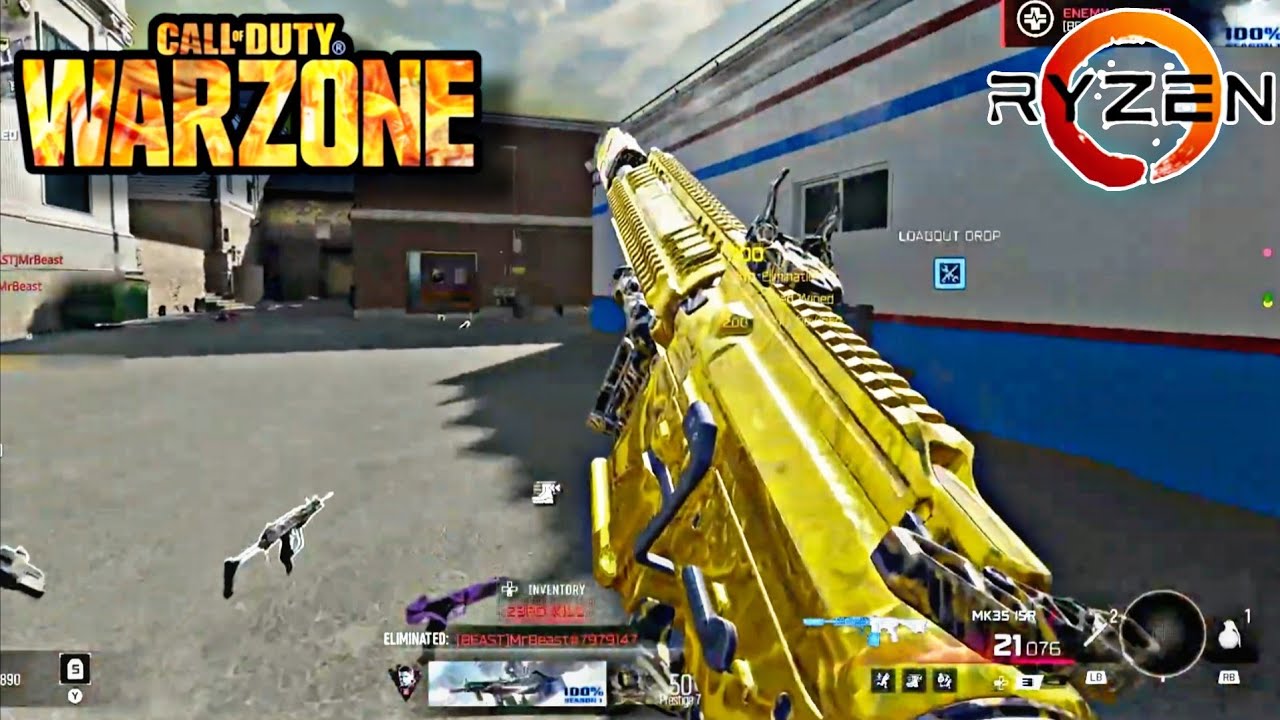 COD Warzone RX 6600 XT + Ryzen 5 3600 Resurgence Casual Gameplay (Squad Fill) |  Minimum Graphics