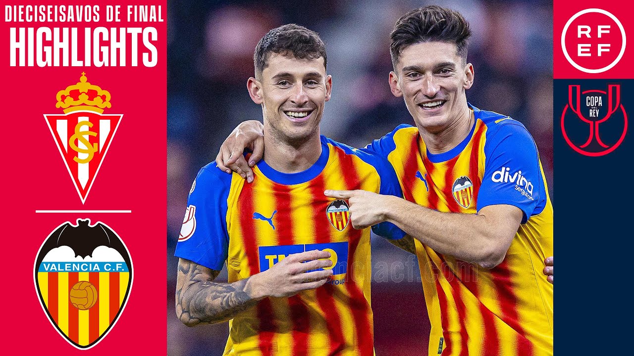 Resumen #CopaDelReyMAPFRE | Real Sporting 0-2 Valencia CF | Dieciseisavos de final | Temporada 25/26