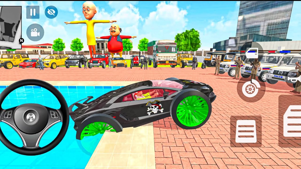 Modified Bugatti Car 🚨 Gangster Life in Indian Streets | Open World Simulator Game for Android ❤️
