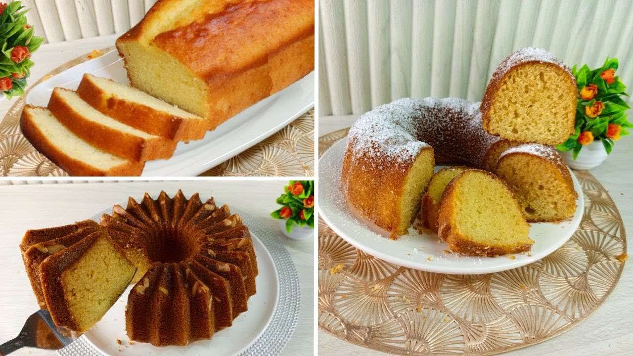 3 Rezepte für Schnelle Kuchen, Leckere und einfache Kuchen