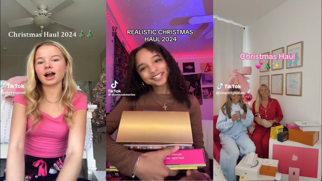 Christmas haul 2024 - TikTok compilation