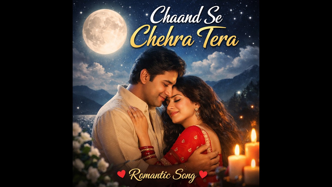 Chaand Se Chehra Tera | 90s Romantic Love Song | Heart Touching Melody | Classic Bollywood Vibes
