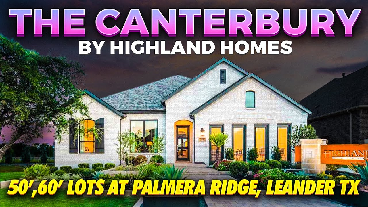 CANTERBURY PLAN | 2,775 SF | HIGHLAND HOMES | LEANDER,TX | PALMERA RIDGE | NEW HOMES IN NORTH AUSTIN