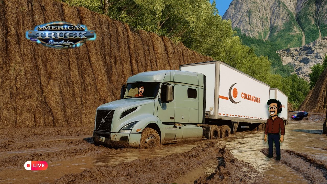 🔴Stuck in the Mud! Colombia Coffee Map Adventure | ets 1.58
