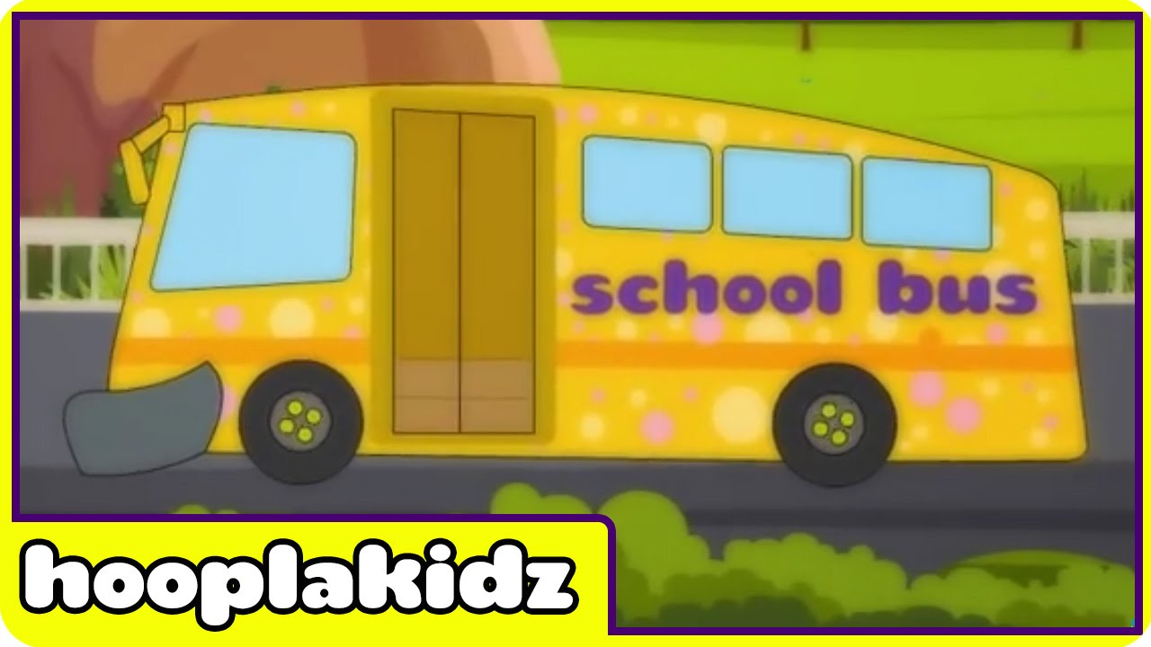HooplaKidz | The School Bus | Kids Song